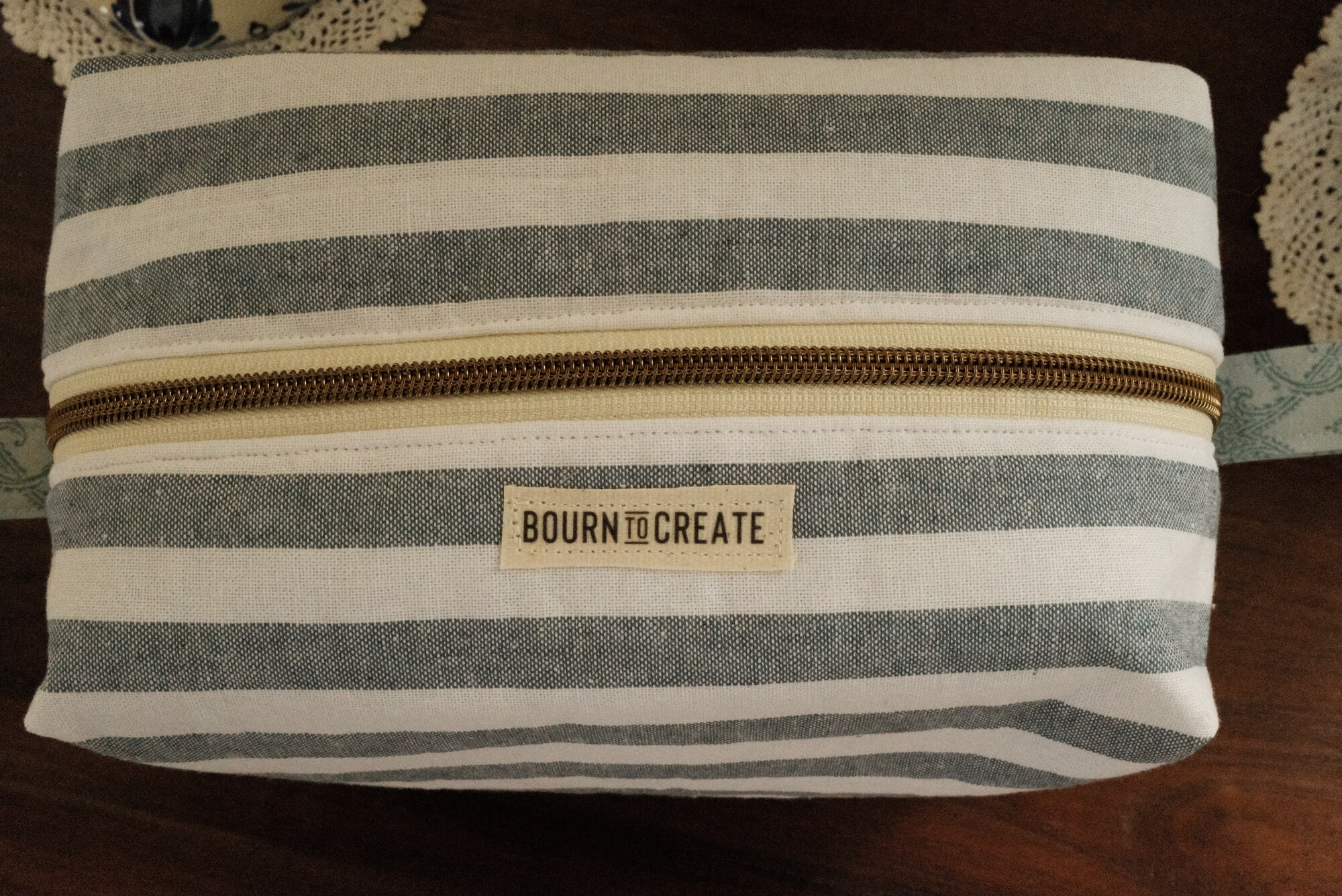 Boxy zip pouch — sew it yourself PDF pattern