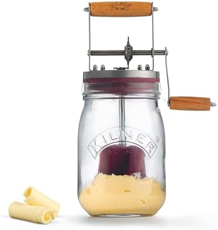 Kilner vintage glass butter churn