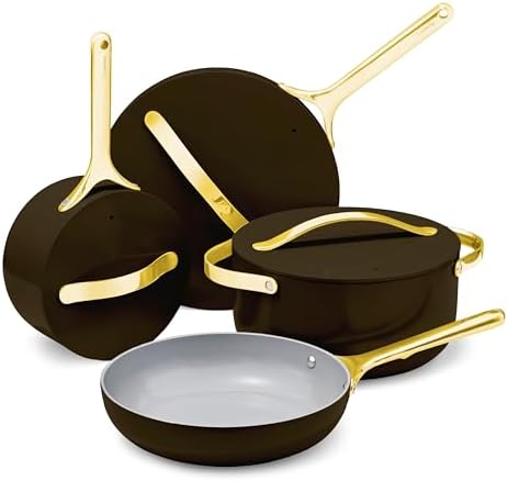 Caraway non-stick ceramic 12-piece cookware set