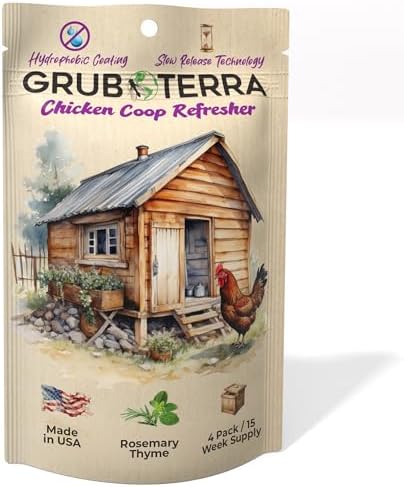 GrubTerra chicken coop odor eliminator and litter refresher