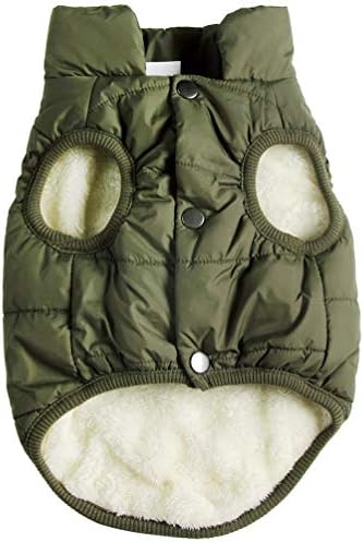 JoyDaog fleece-lined warm winter dog jacket