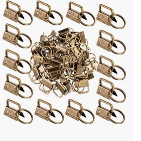 1-inch bronze key fob hardware kit