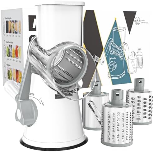 Cambom hand-crank rotary cheese grater