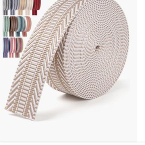 PECMER jacquard cotton webbing strap
