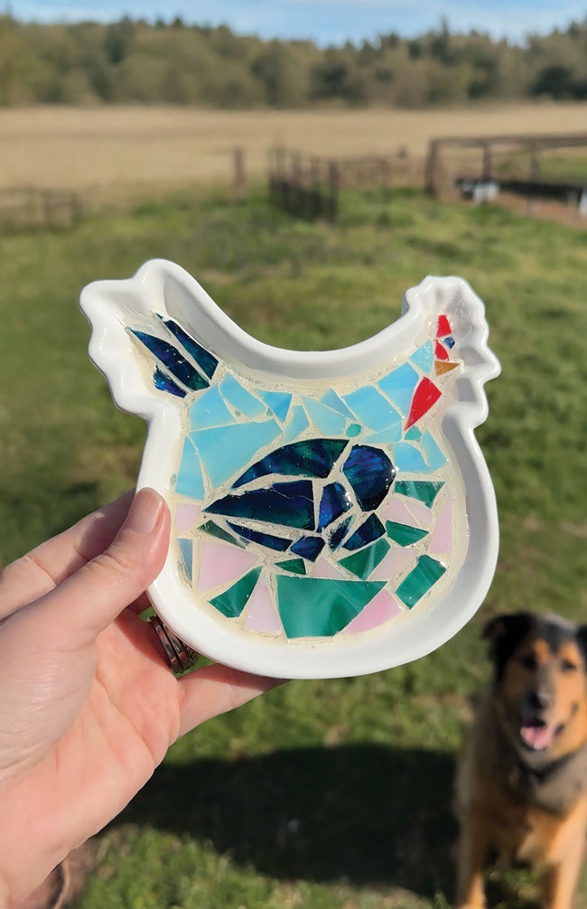 DIY Upcycled Mosaic Trinket Dish — Gulf Coast Woman column