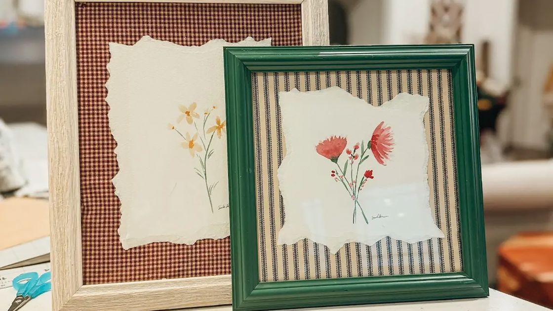 DIY Thrifted Frames Into Cottage-Core Charm — Gulf Coast Woman column