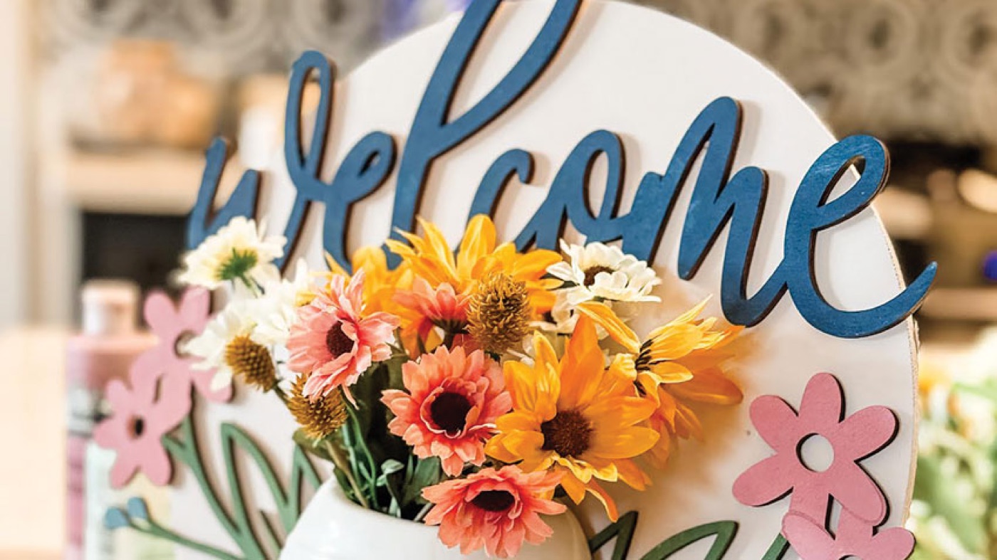 DIY Sign: Welcome Home! — Gulf Coast Woman column
